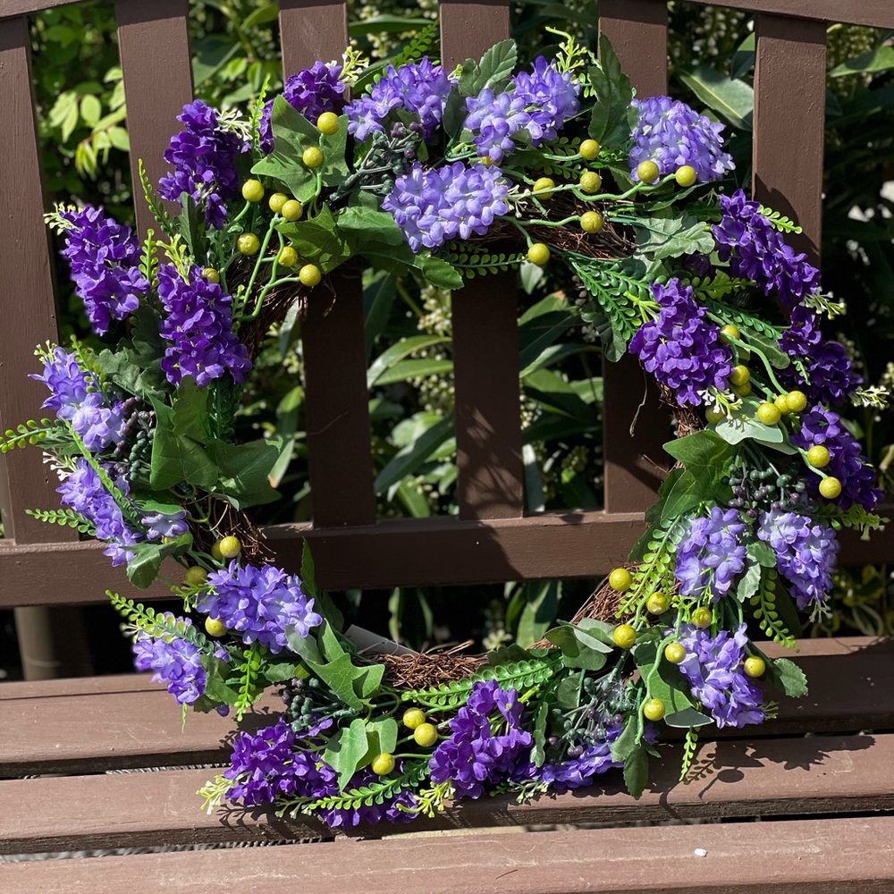 SOLD Lilac Wreath